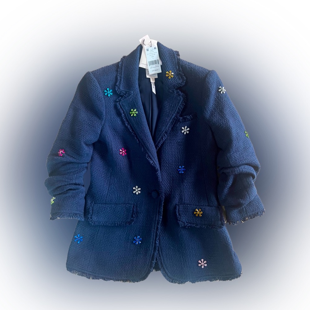 Brand new with tags Cinq a Sept Tweed jewel Khloe Blazer